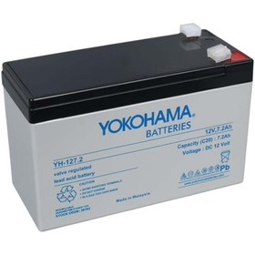 Resim Yokohama Batteries Yokohama YH-127.2 12 Volt - 7.2 Amper UPS'ler İçin Akü (150x65x90 mm) 