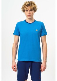 Resim Benetton Bnt-m20461-23y Erkek T-shirt BNT-M20461-R1161 Mavi 