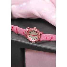 Resim Neorney Kelebek Desenli Şık Çocuk Kol Saati 