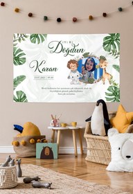 Resim Kişiye Özel Fotoğraflı Doğum Günü Duvar Örtüsü (#83) - 150 x 100 