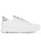Resim Derimod Kadın Beyaz Bağcıklı Deri Sneaker 25SFD501918 