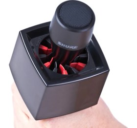 Resim Rycote 107301 Siyah Kare Mic Flag 