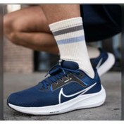Resim Nike Air Zoom Pegasus 40 Lacivert Erkek Koşu Ayakkabısı DV3853-400 (1 BEDEN BÜYÜK ALINIZ) 