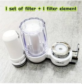 Resim Xuweiwei Stil 2 Seramik Abs Musluk Su Filtre Sistemi 1 Kartus İle Guvenli Icme Ve Mutfak Kullanimi 