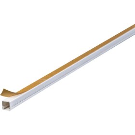 Resim 3'lü 1 Metre Kablo Kanalı Seti 16x16mm PVC Yapışkanlı Kolay Montajlı Kablo Düzenleyici 