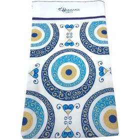 Resim Develi Kese 1973 Büyük Nazar Çini Baskılı Hamam & Banyo Kesesi 