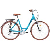 Resim BROSTER Velocity 1.0 - 28 Jant 48cm ( M ) Kadro Şehir Tur Bisikleti - Koyu Kırmızı 