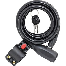 Resim Umt Bisiklet Kilit Halat Anahtarlı 12x1200 Braket Hc-81102 Siyah Klt-109 Çok Renkli 