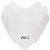 Resim GP Kompozit Yamaha XMAX 2018-2023 Uyumlu Spor Ön Cam Şeffaf 34 cm 