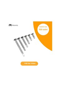 Resim Yhb Sac Vidası 3,9x16 Mm 100 Adet Sac Montajı İçin Matkap Uçlu Vida - 
