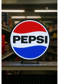 Resim Pepsi Tasarımlı Dekoratif Aydınlatma Gece Lambası Çok Renkli 