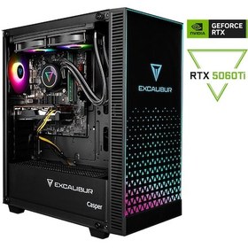 Resim Casper Excalibur E65H.245K-BVT0X-0RD Ultra 5 245KF 16 GB 500 GB SSD RTX5060TI Free Dos Masaüstü Oyuncu Bilgisayarı 