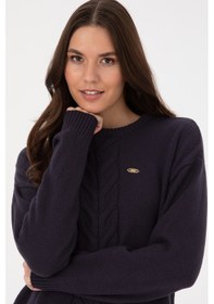 Resim U.S. Polo Assn. U.s. Polo Assn. Kadın Açık Lacivert Kazak /triko 50314758-vr059 