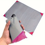 Resim Çevre kampı matı, piknik matı ve plaj matı çekmece cepleri ile süper hafif ve taşıması kolay, katlanabilir çim dış mekan matı, dağ tırmanışı / açık hava yürüyüşü / kamp / piknik / çim dinlenme için alınabilir 