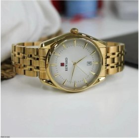 Resim Reward Gold Çelik Kordon Klasik Model Takvimli Sevgili Çift Kol Saatleri 