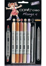 Resim Copic Ciao Marker 5+1 Set Manga 4 