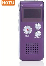 Resim Willowhaven Hotu Type C Şarjlı Mor Dijital Ses Kayıt Cihazı Mp3 Çalar Öğretmen Ve Gazeteciler 