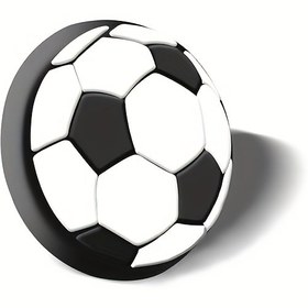 Resim 2 adet Futbol Topu Tasarımlı Silikon Joystick Kapakları PS5/PS4 & Xbox One 360 için - Yumuşak Kauçuk, Geliştirilmiş Tutuşlu Mantar Başlı Düğme Kapakları, Siyah & Beyaz 