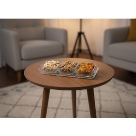 Resim 4 Lü Çerezlik Kahvaltılık Seti Dikdörtgen Beyaz 