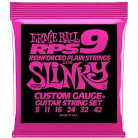 Resim Ernie Ball P02239 (RPS-9) Slinky Nickel 09-42 Elektro Gitar Teli 