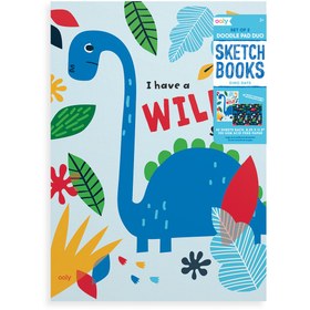 Resim Ooly Doodle Pad 2'li Resim Defteri - Dino Days - 3 YAŞ VE ÜZERİ 