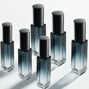 Resim 6 Paket Kare Cam Parfüm Şişeleri, 10ml Kokusuz Nano Sis Püskürtücüler, Taşınabilir Basın Tipi, Yavaş Renk Değişimi, Örnek Kaplar, Su Şişeleri, 0.34oz Kapasiteli 