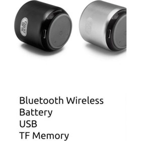 Resim Mini Bass Speaker Bluetooth Güçlü Bas Tf Kart Uyumlu 