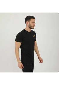 Resim Joma Erkek Günlük T-shirt Rush Siyah 4231116 Siyah 