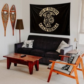 Resim Sons of Anarchy Duvar Örtüsü - 60 cm x 90 cm 