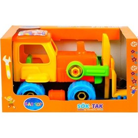 Resim Eğitici Sök Tak Forklift Çok Renkli 