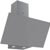 Resim Ferre D079 Flowart Serisi Tek Cam Dokunmatik 60 Cm Gri Davlumbaz-500m3 