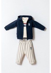 Resim U.s. Polo Assn. Erkek Bebek Lacivert 3lü Takım Lacivert 