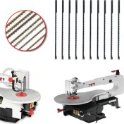 Resim Kafenn Jet JSS-16A Uyumlu Tezgah Dekupaj Kıl Testere Bıçak Seti 10 Parça 