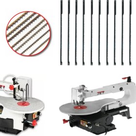 Resim Kafenn Jet JSS-16A Uyumlu Tezgah Dekupaj Kıl Testere Bıçak Seti 10 Parça 