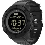 Resim Sunshine022 North Edge Erkekler İçin Siyah Multifonksiyonel Fitness Koşu Spor Saati Adımsayar Hediyelik Diğer 