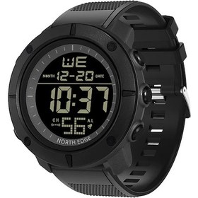 Resim Sunshine022 North Edge Erkekler İçin Siyah Multifonksiyonel Fitness Koşu Spor Saati Adımsayar Hediyelik Diğer 