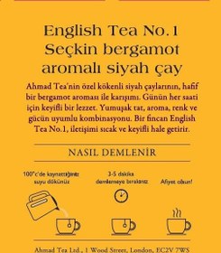 Resim AHMAD TEA English Tea No.1 Bardk Poşt Çay 25li 50g (2 paketi) 