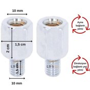Resim Ayna Uzatma Aparatı 10Mm Düzden 10Mm Düze ( Adet ) 