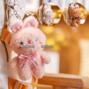 Resim Silver1 Iyi Şanslar Bebek Sevimli Karikatür Peluş Bebek Çanta Kolye Kız Öğrenci Bebek Asılı Anahtar (Yurt Dışından) 