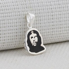 Resim Che Guevara 925 Ayar Gümüş Kolye 