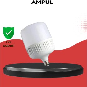 Resim Die Grup Enerji Tasarruflu Şarjlı LED Ampul 30W Beyaz Işık 