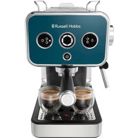 Resim Russell Hobbs Espresso Makinesi Paslanmaz Çelik Okyanus Mavisi 