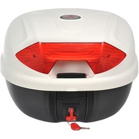 Resim Motorsiklet Arka Çantası Arwic Beyaz Renk 