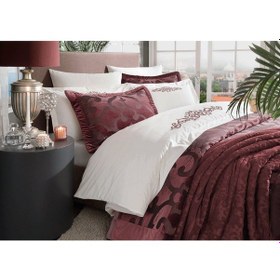 Resim Taç Serilda Çeyiz Seti Bordo 