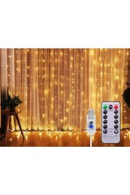 Resim Allians Renkli Perde Peri Led, Uzaktan Kumandalı, Animasyonlu, Günışığı, 3x3 mt 