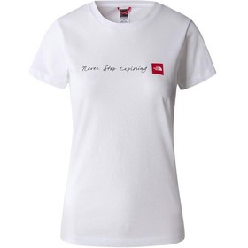 Resim The North Face S/S Neverstopexploring Tee-Eu Kadın T-Shirt-26303 - Xl Beyaz 