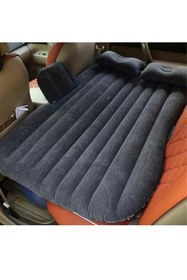 Resim TECHNOMEN Araç İçi Şişme Yatak Araba Ve Kamp Yatağı Çanta Elektrikli Pompa Hediyeli Yastıklı Yatak Seti 