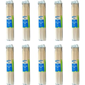 Resim Dolphin Bambu Ahşap Adana Çöp Şiş - Boy : 35 Cm. / En : 2 Cm. - 25 Adetlik 10 Paket 