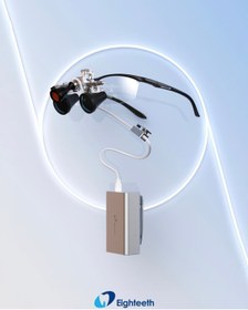 Resim EİGHTEETH Brilliance Loupe 3.0x & Softouch Işık Kaynağı 