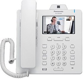 Resim Panasonic KX-HDV430 Dokunmatik Ekranlı ve Kameralı IP Telefon SIP 